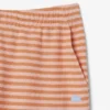 Regular fit gestreepte katoenen shorts