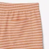 Regular fit gestreepte katoenen shorts