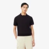 Regular Fit katoenen polo met kant