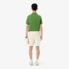 Regular fit korte broek van linnenmix twill