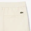 Regular fit korte broek van linnenmix twill
