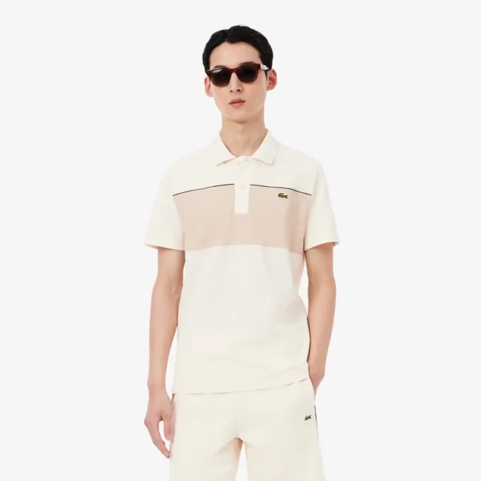 Regular fit Polo met kleurblokken