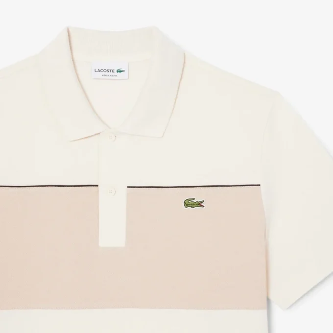 Regular fit Polo met kleurblokken