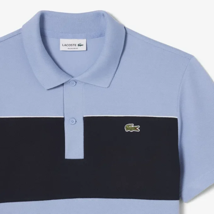 Regular fit Polo met kleurblokken