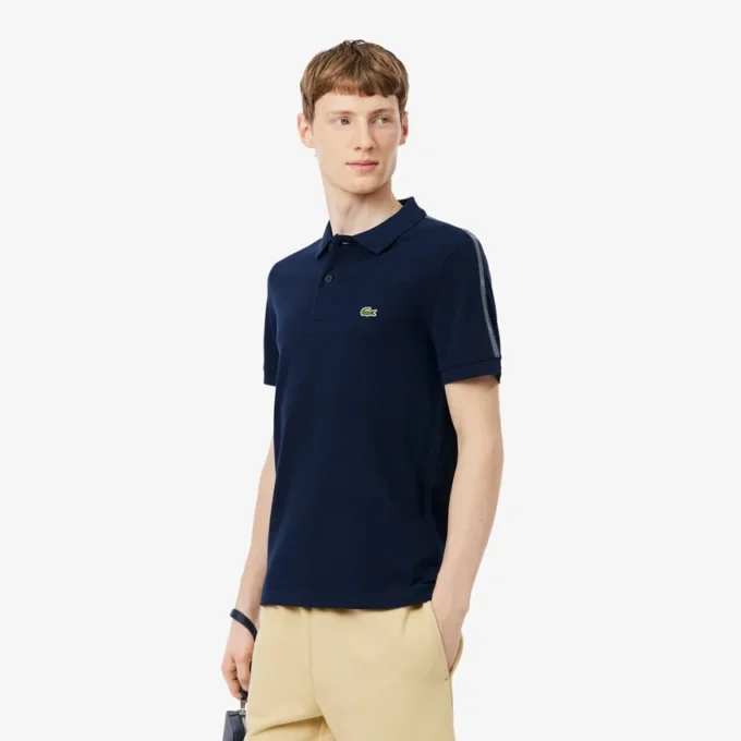 Regular Fit Polo met logo-streep
