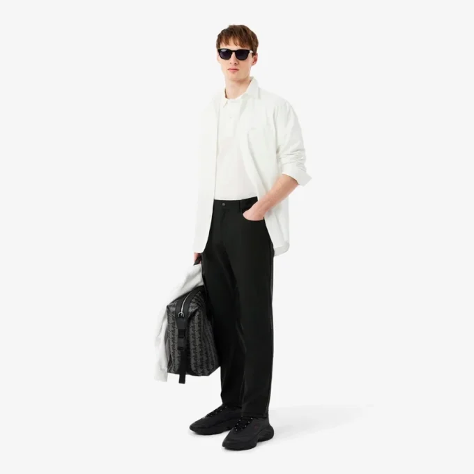 Regular Fit Polo met logo-streep