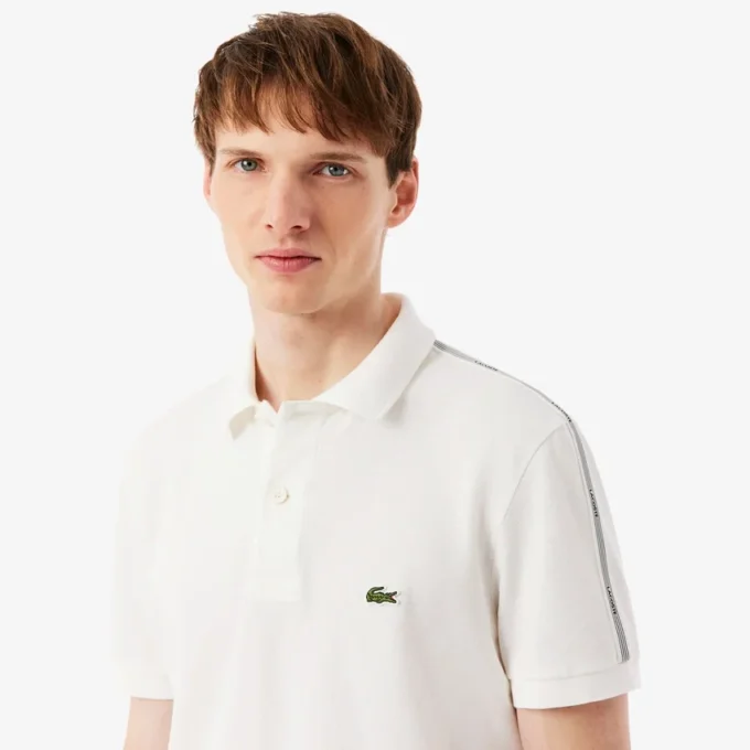 Regular Fit Polo met logo-streep