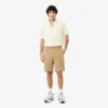 Regular Fit stretch katoenen chino bermuda