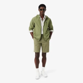 Regular Fit stretch katoenen chino bermuda