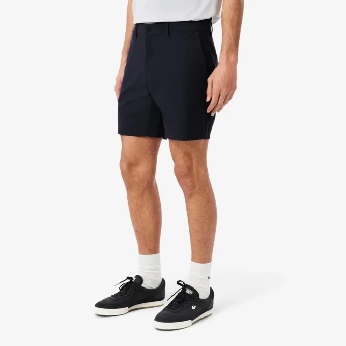 Regular Fit stretch katoenen chino bermuda