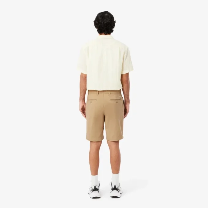 Regular Fit stretch katoenen chino bermuda
