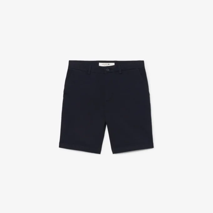 Regular Fit stretch katoenen chino bermuda