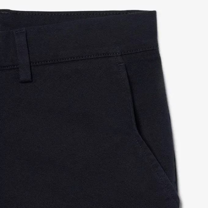 Regular Fit stretch katoenen chino bermuda