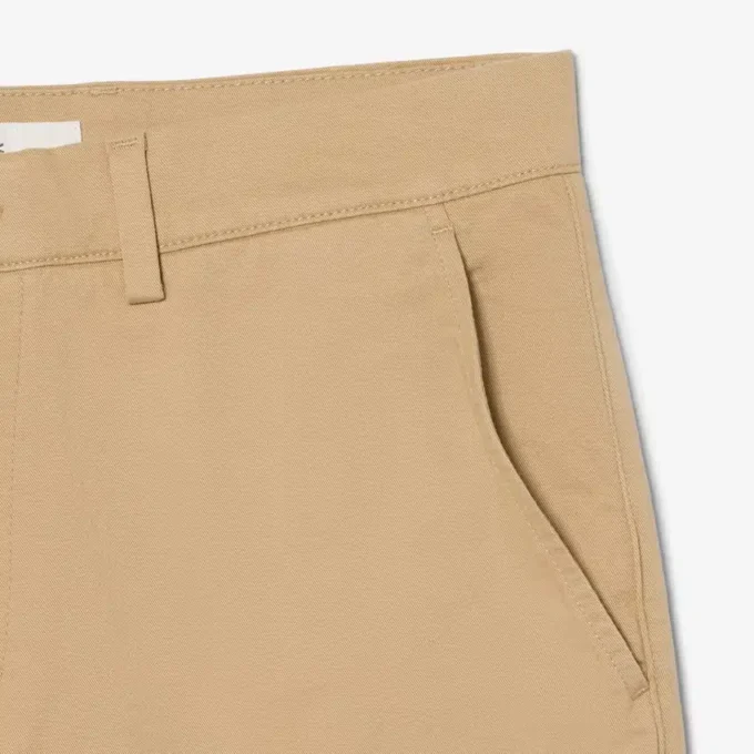 Regular Fit stretch katoenen chino bermuda