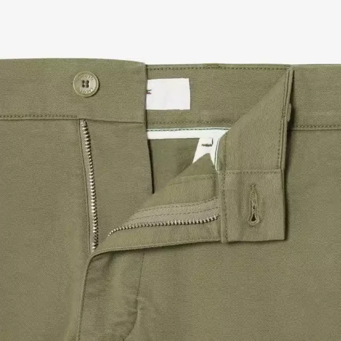 Regular Fit stretch katoenen chino bermuda