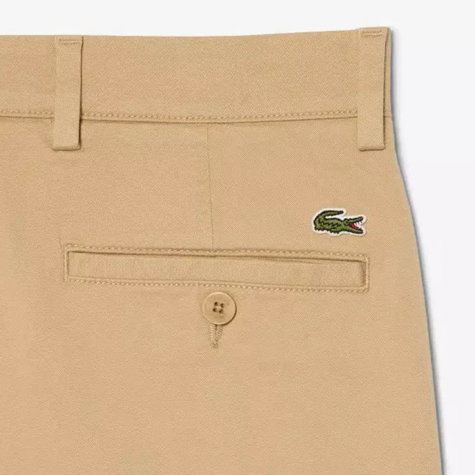 Regular Fit stretch katoenen chino bermuda