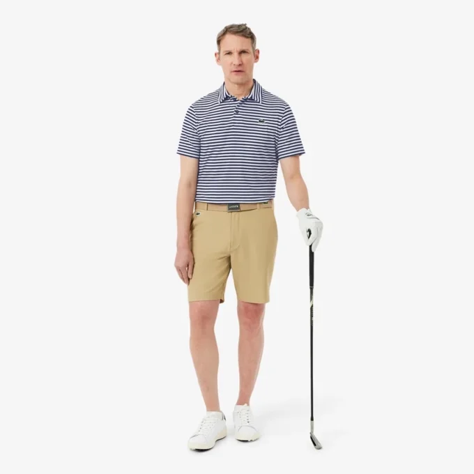 Regular Fit Ultra Dry gestreept golfpolo