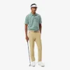 Regular Fit Ultra Dry gestreept golfpolo