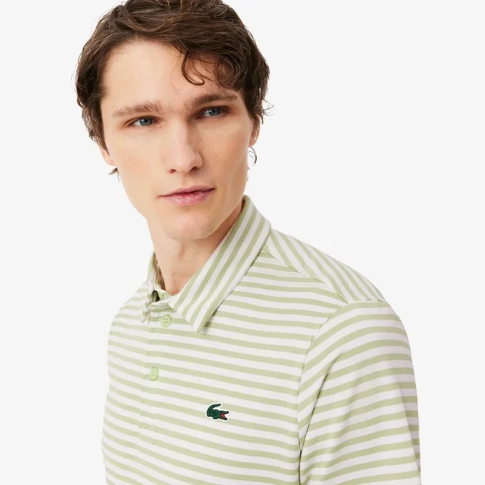 Regular Fit Ultra Dry gestreept golfpolo
