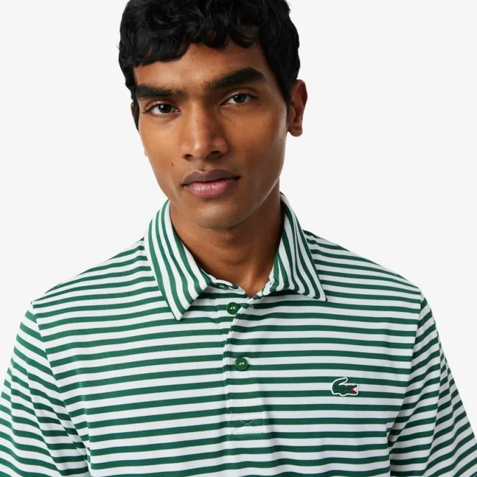 Regular Fit Ultra Dry gestreept golfpolo