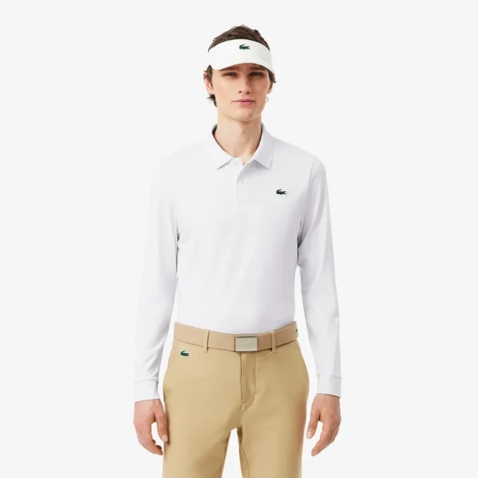 Regular Fit Ultra Dry golfpolo met lange mouwen