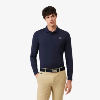 Regular Fit Ultra Dry golfpolo met lange mouwen