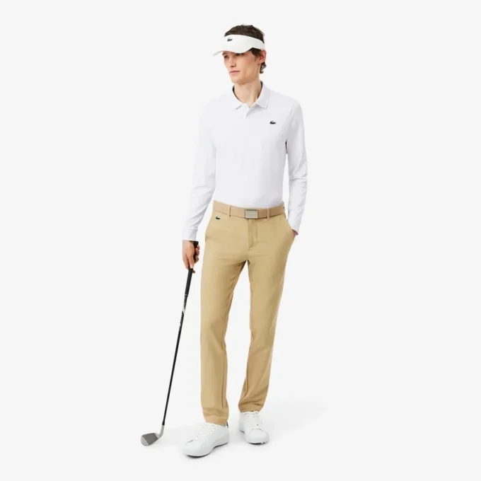 Regular Fit Ultra Dry golfpolo met lange mouwen