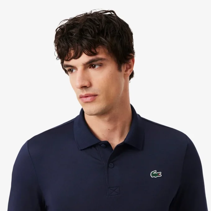 Regular Fit Ultra Dry golfpolo met lange mouwen