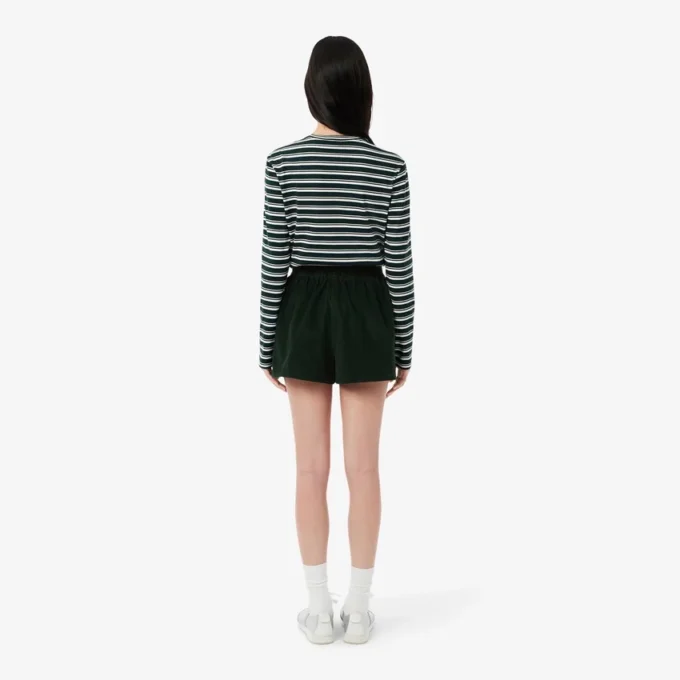 Relaxed fit corduroy short voor dames