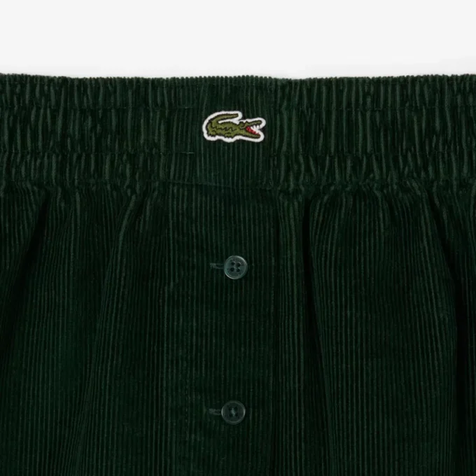 Relaxed fit corduroy short voor dames