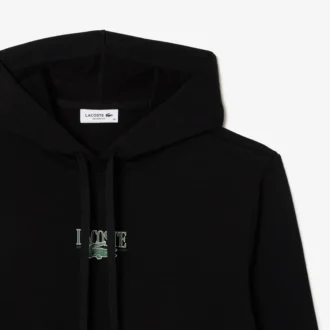 Relaxed fit fleece hoodie voor dames