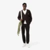 Relaxed fit geribbeld katoenen vest