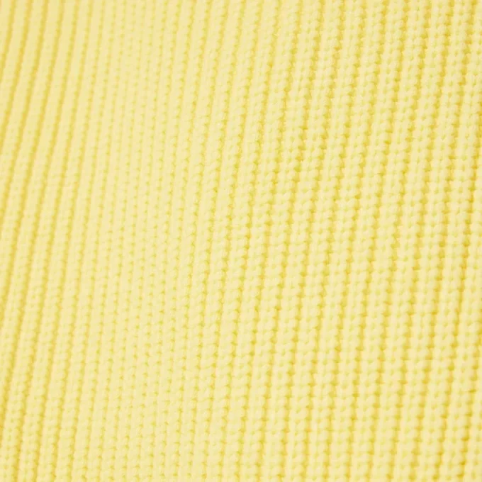 Relaxed fit geribbeld katoenen vest