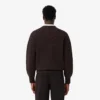 Relaxed fit geribbeld katoenen vest
