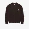 Relaxed fit geribbeld katoenen vest
