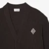 Relaxed fit geribbeld katoenen vest