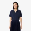 Relaxed fit piqué Polo voor dames