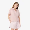 Relaxed fit piqué Polo voor dames