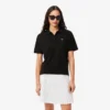 Relaxed fit piqué Polo voor dames