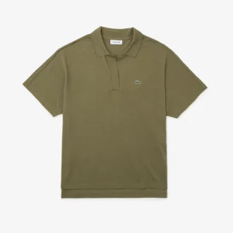 Relaxed fit piqué Polo voor dames
