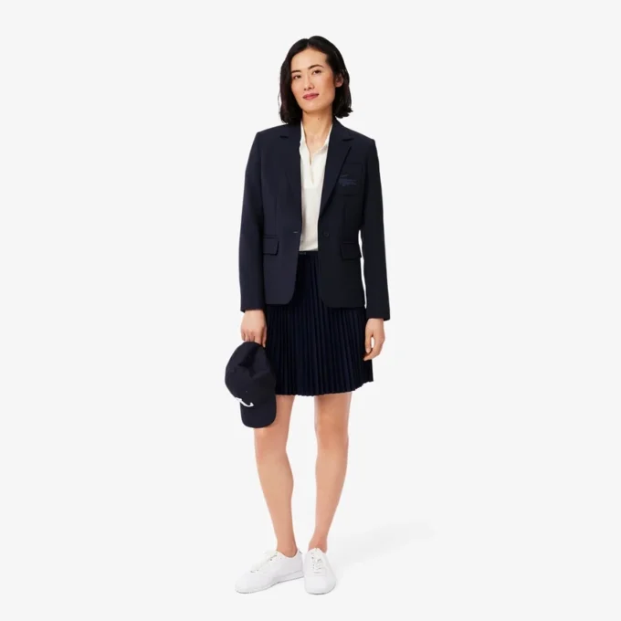 Relaxed fit piqué Polo voor dames