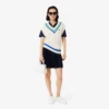 Relaxed fit piqué Polo voor dames