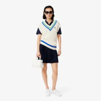 Relaxed fit piqué Polo voor dames
