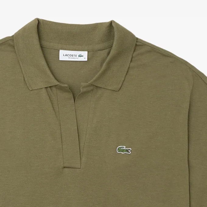 Relaxed fit piqué Polo voor dames