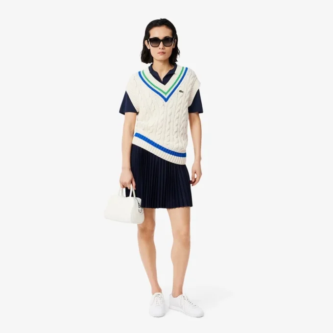 Relaxed fit piqué Polo voor dames