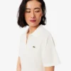 Relaxed fit piqué Polo voor dames