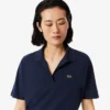 Relaxed fit piqué Polo voor dames
