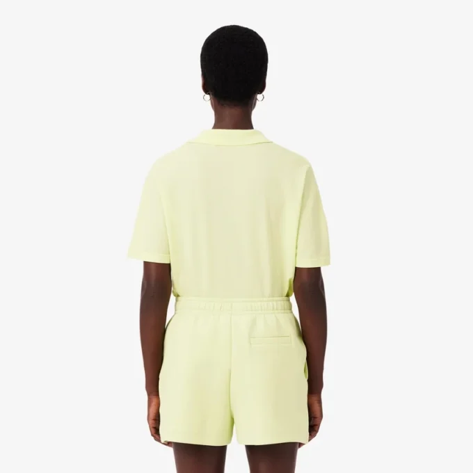 Relaxed fit piqué Polo voor dames