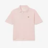 Relaxed fit piqué Polo voor dames