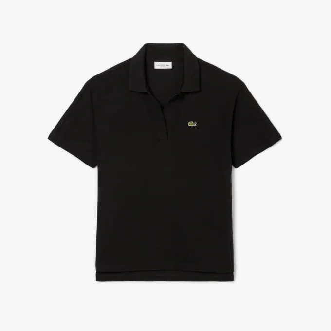 Relaxed fit piqué Polo voor dames